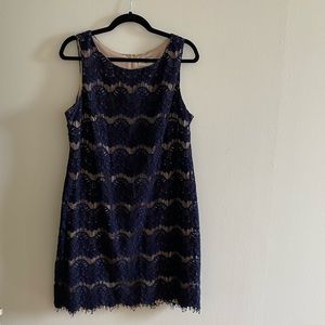 Eliza J lace sheath cocktail dress